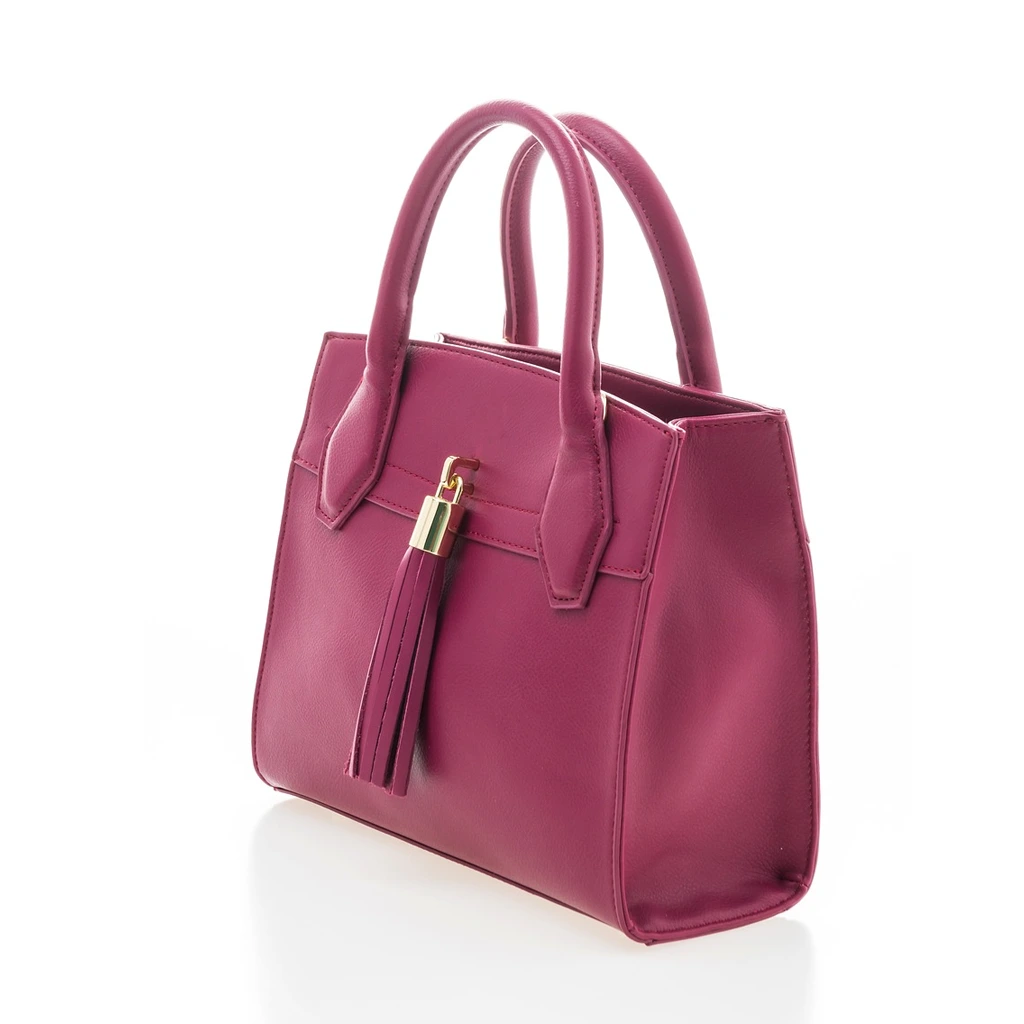 Purple Leather Handbag ব্যাগ