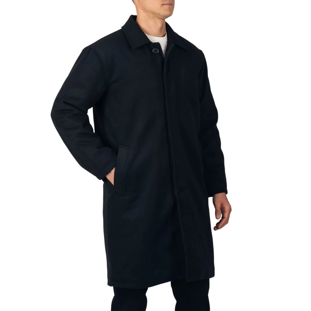 Wool Blend Overcoat